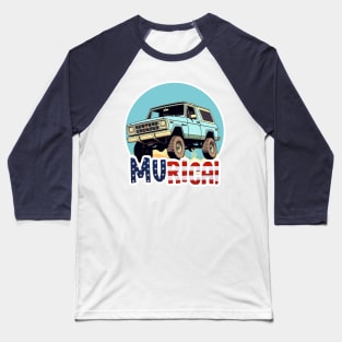 MURICA - Bronco life i Baseball T-Shirt